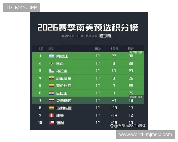 全面解读世界杯南美洲区预选赛出线规则及其对球队晋级的影响